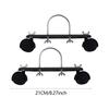 Carbon Steel Electric Heater Support Adjustable Wheel Base Pair for Home Office Heater Replacement