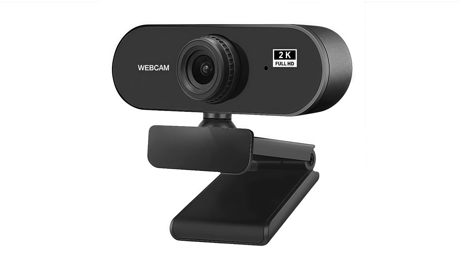 

Eomgweun Webcam Web Camera HD 2K 4 Megapixels High Performance Web Camera with Noise Cancelling Microphone Plug and Play Automatic Light Correction чорний