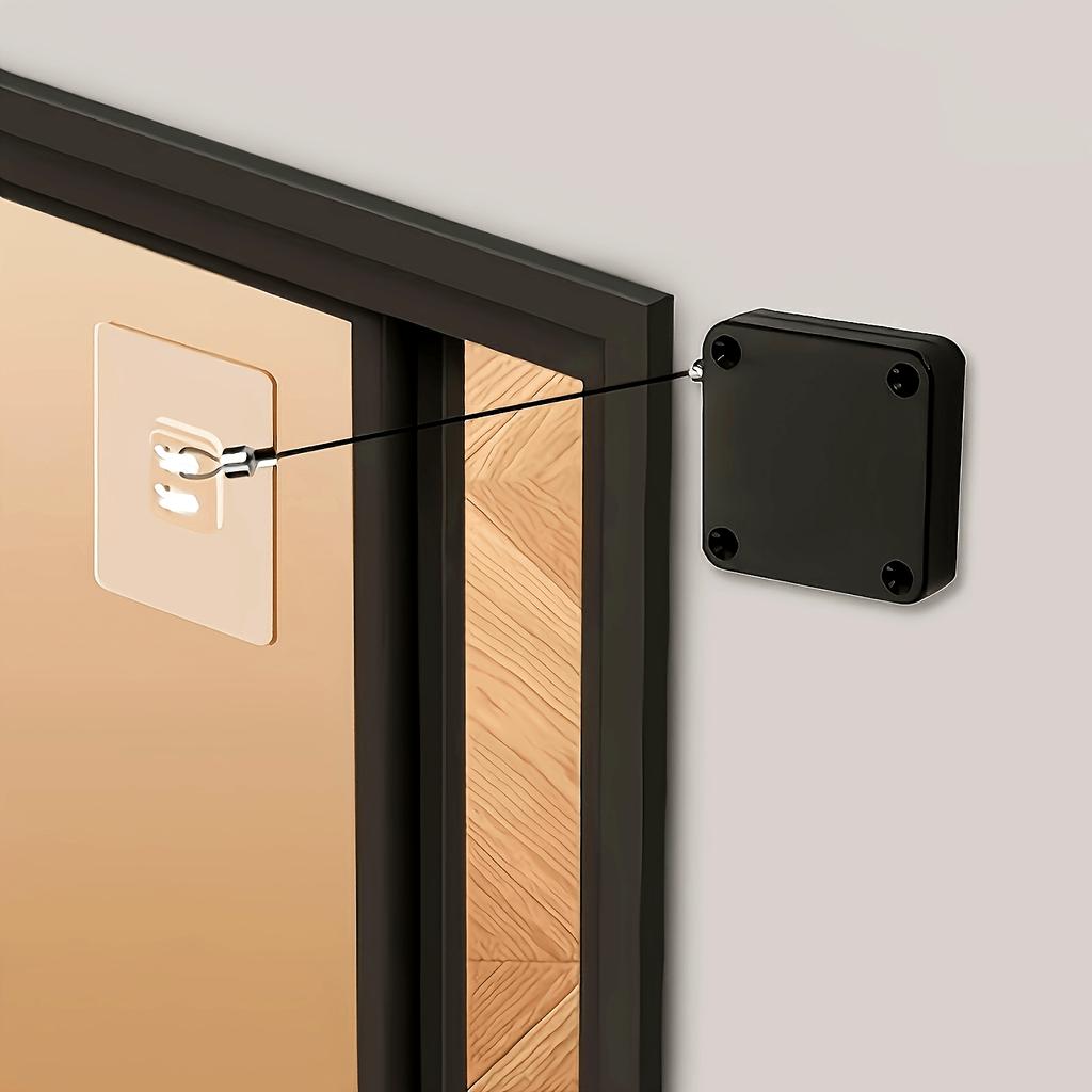 Adjustable Automatic Sensing Door Closer - No Drilling, Convenient, Efficient