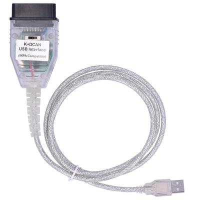 1224V OBD-kabeladapter med strömbrytare för K+CAN K+DCAN Auto Bil Feldiagnostikverktyg