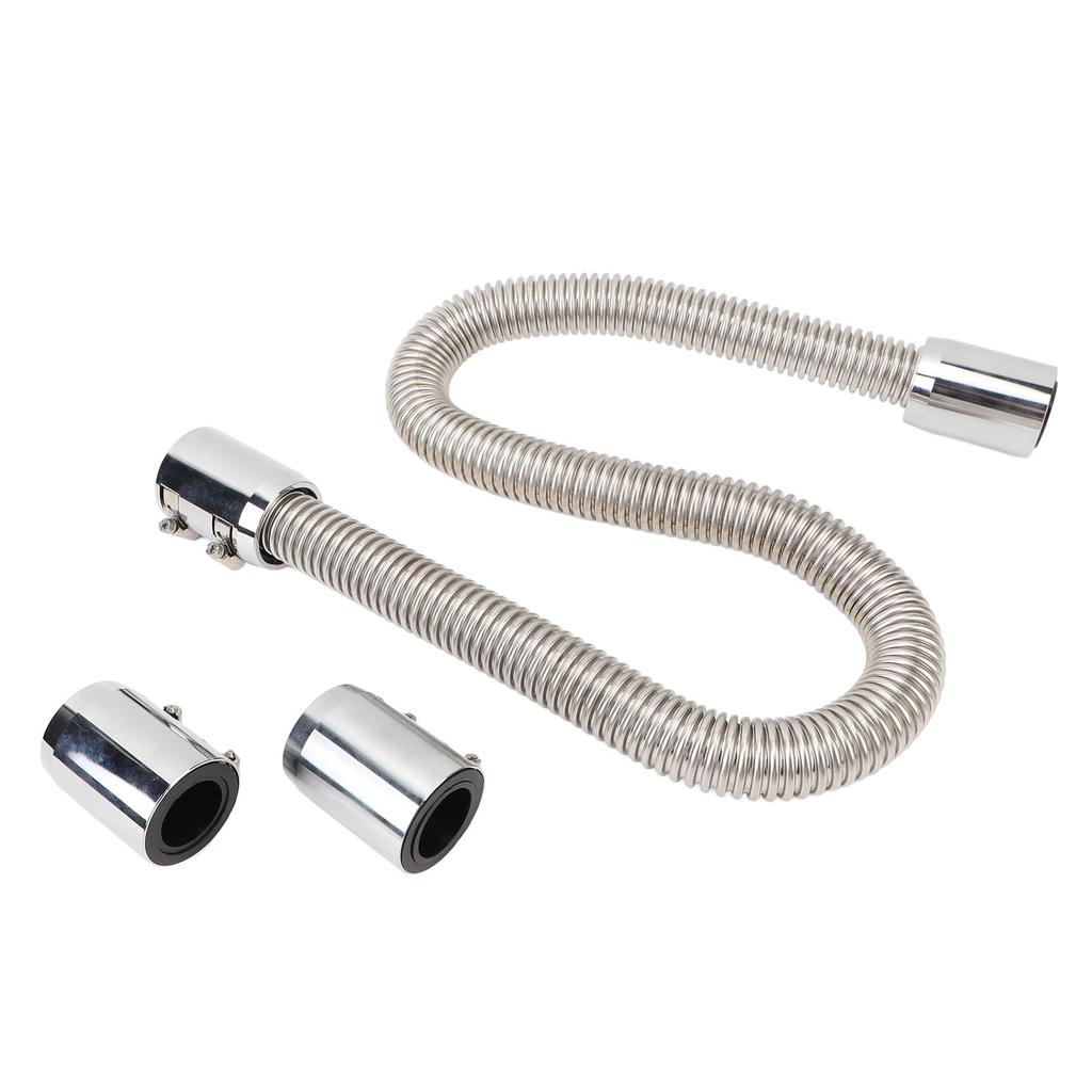 48inch Flexible Coolant Water Hose Kit Heat Resistant Stainless Steel Heat Dissipation Hose Set with 4