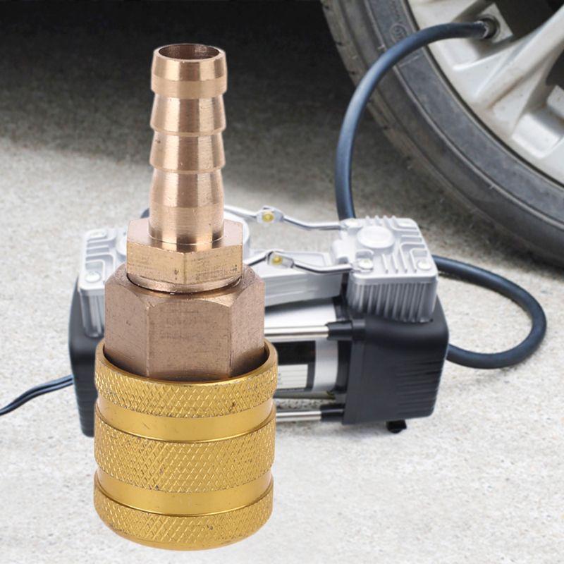 Hardwarová spojka a zástrčka 8mm 6.5MM Pevná mosaz Rychlospojky pro vzduch 1/4" NPT Zesílená měď Nafukovací spoj