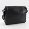 Gucci Messenger-Umhängetasche 145844 GG schwarz Sima-Leder Herren Gebraucht