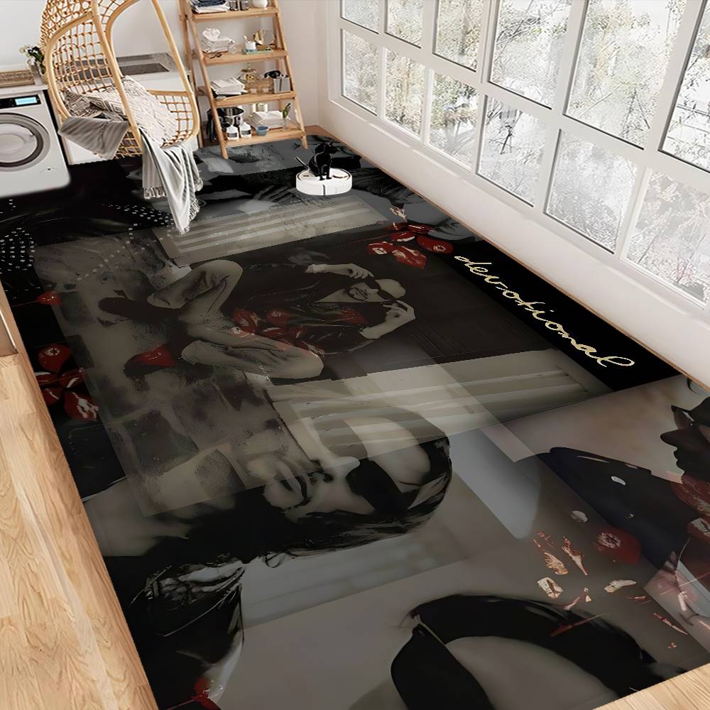 D-depeches Modes Kitchen Mat Nordic Style Bedroom Living Room Doormat Home Balcony Anti-Slip Welcome Rug