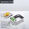 Langxi Stainless Steel Commercial Square Serving Tray