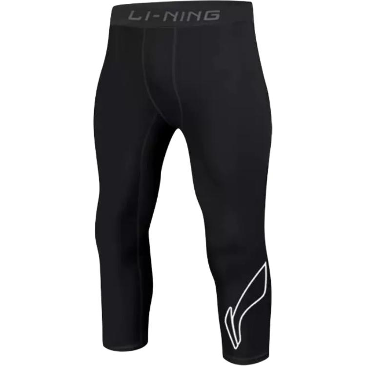 Li Ning Серия CBA Профессиональные Баскетбольные Удобные Шорты Семиточки Средняя Посадка Мужские шорты AULU103-1 M