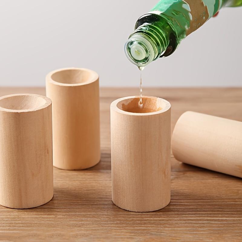 Wooden Aroma Diffuser Suitable For Homes, Offices, And Cars - Portable Solid Wood Decoration, Minimalist Design, Home Decor
