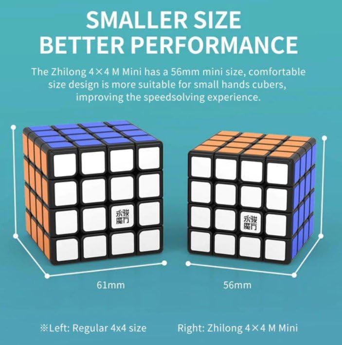 Kancharo ZhiLong Mini M Series Magnetic Competition Cube [with Pouch/genuine] (4x4)