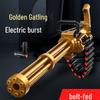 Children's Golden Gatling Electric Soft Bullet Gun with Continuous Ejection