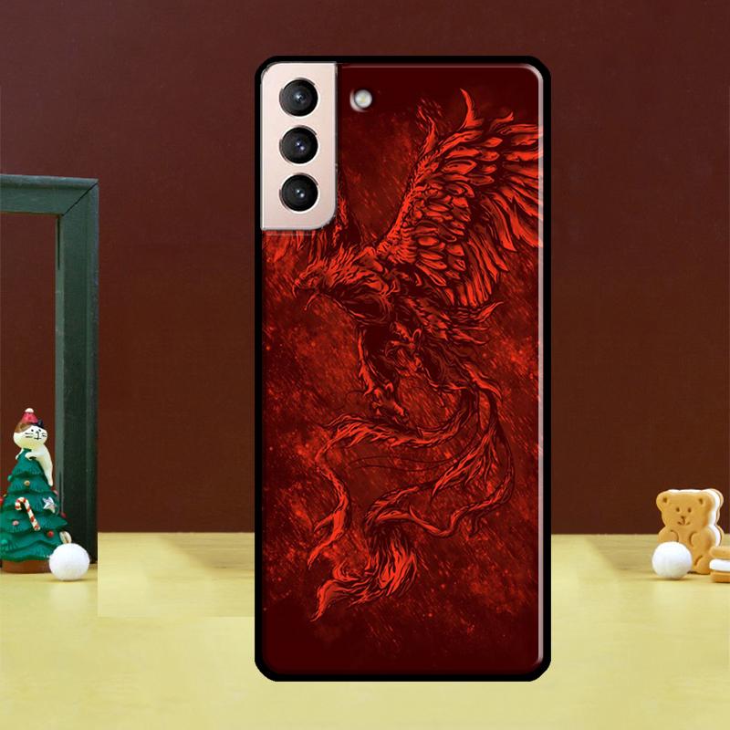 Phoenix Bird Case For Samsung Galaxy S23 S22 Ultra S21 Ultra S21 FE S9 S10 Note 10 Plus S20 FE Back Cover