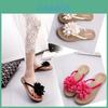 Elegante Damen Sommer Strand Blume Flache Indoor Outdoor Hausschuhe Für Ultimativem Komfort
