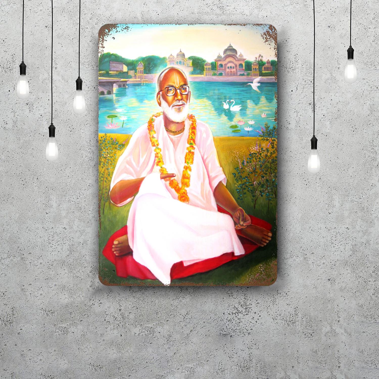 

nisargadatta maharaj Metal Signs wall decor Vintage Tin Signs Captain Metal Poster Decor for Bar Pub Club Wall Decoration 20x30cm（7.8x11.8inch）
