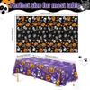 Halloween Pumpkin Ghost Spider Web Party Decoration Tablecloth Skull Candy Event Party Decoration Supplies Banner Baby Shower