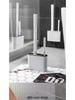 Silicone Toilet Brush Set - No Dead Angle, Wall-Mounted Bathroom Cleaning Tool