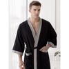 Cotton Waffle Japanese Kimono Men's Hotel Bathrobe