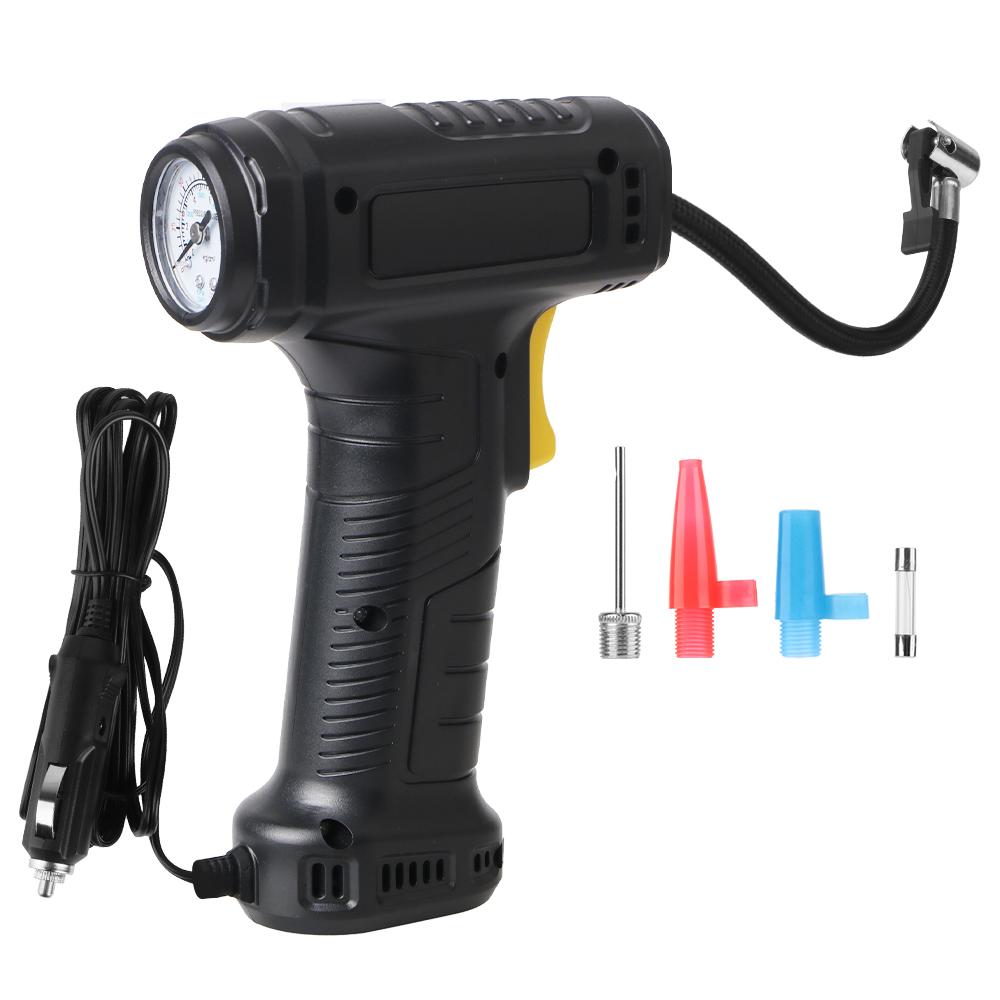 120W Portable Air Compressor, Wireless/Wired Tire Inflator Pump for Car, Bicycle, Motorcycle & Balls, Fast Handheld Air Pump