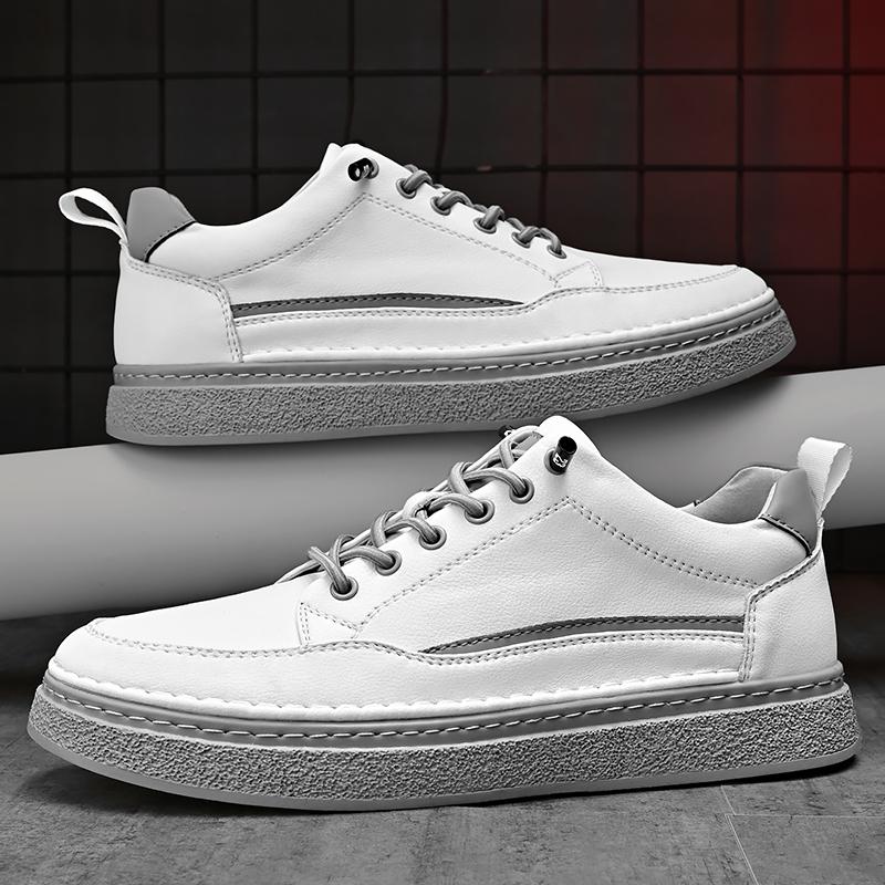 Fashion Handmade Leather Men's Casual Shoes Outdoor Walking Oxford Shoes Classic Antiskid Male Formal Dress Footwear Business Sneakers