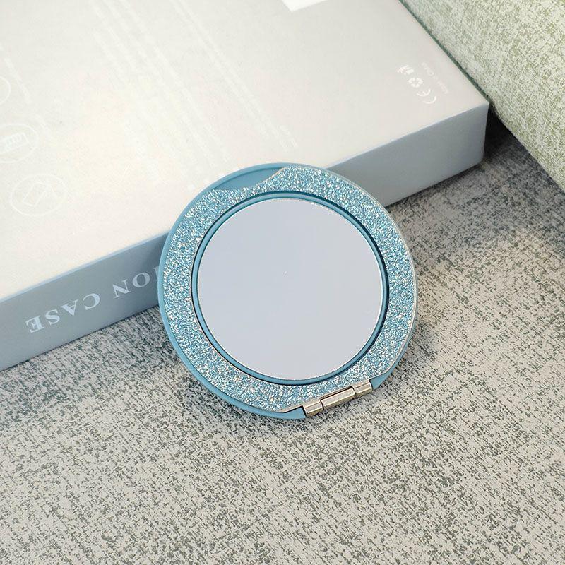 

360° Rotating Magnetic Phone Holder with Glitter Mirror, Ideal for Desktop and Bedside Use Standard світло-синій колір