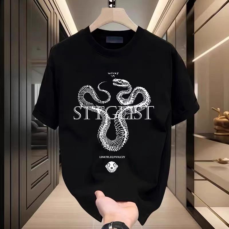 

Парные хлопковые футболки с коротким рукавом, черные, белые, дышащие, удобные, мягкие, повседневные, спортивные M