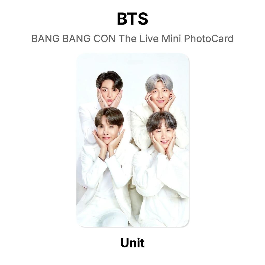 BTS BANG BANG CON The Live Mini PhotoCard Official Photocard