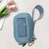 Multifunctional Handbag Wrist Purse with Detachable Lobster Clip Smooth Zipper Closure Lightweight Change Phone