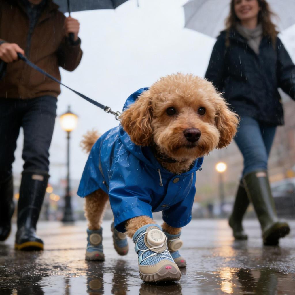 Dog Booties Breathable Waterproof Paw Covers Boots For Dogs For Winter Snow Rain Hot Pavement Running Small Breed Puppy Pet Foot