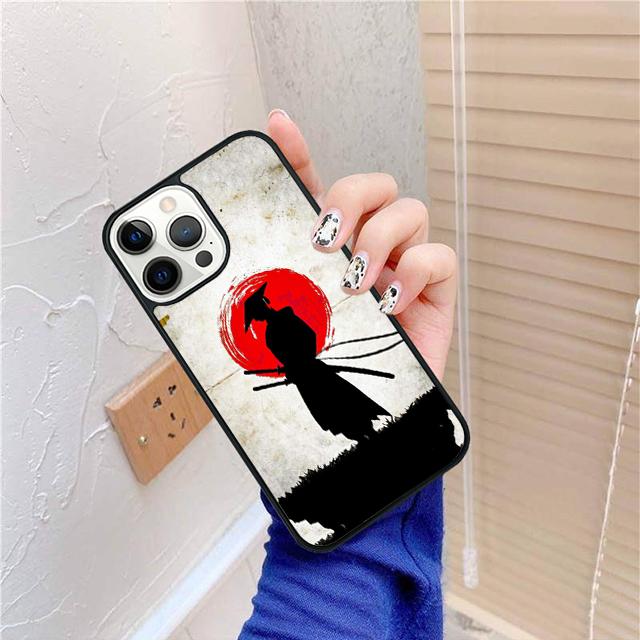 Japanese Samurai Warrior Mobile Phone Cases For iPhone 17 Air 16 14 13 Pro Max 12 11 Pro Max Max SE 2020 6S Plus Coque
