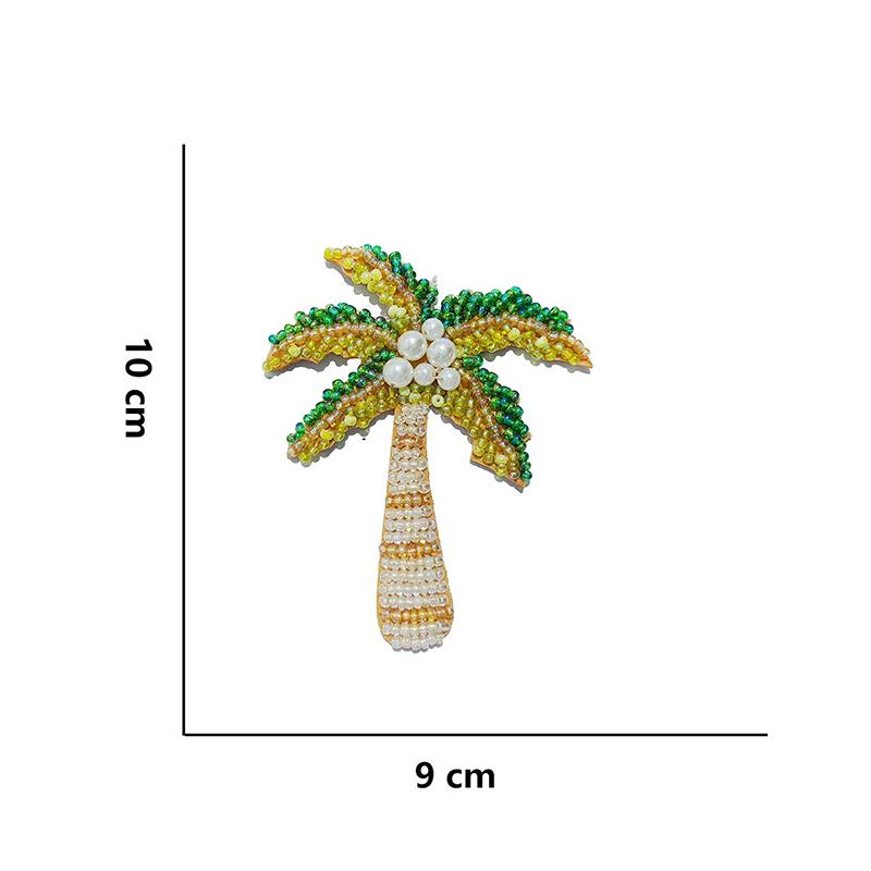 3D kokosové nášivky na oblečení DIY k našití korálková aplikace Parches Bordados Para Clothing Decoration
