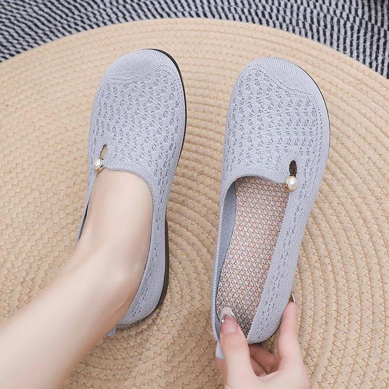 Zapatos De Mujer Women High Quality Anti Skid Multi Color Mom Flat Loafers Sapatos Femininas Lady Classic Round Toe Shoes Ga249