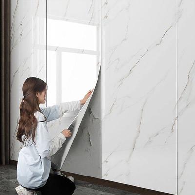 Waterproof Stain-Resistant Thickened Foam Marble-Patterned Self-Adhesive Wallpaper Suitable For Bedrooms And Living Rooms.