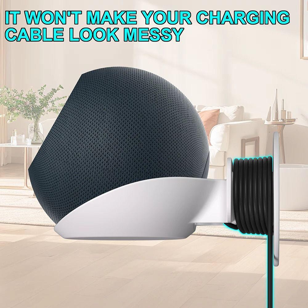 1Pcs ABS Speaker Wall Mount Bracket Speaker Storage Shelf  For Echo Dot Max Dot Pop Spot