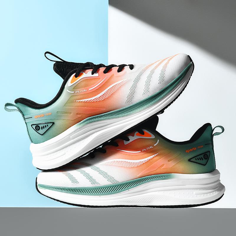 

Кроссовки для бега Marathon Air Cushion для мужчин, дышащие, легкие, женские, удобные, спортивные, нескользящие, с углеродной пластиной 39