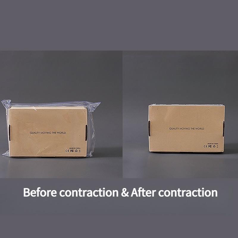 Kunststoff-Siegel-Folie PVC-Schrumpfbeutel Ideal für Geschenksets und Einzelhandelsverpackungen Beutel Staubdicht und Feuchtigkeitsbeständig Wasserdichte Aufbewahrungsbeutel