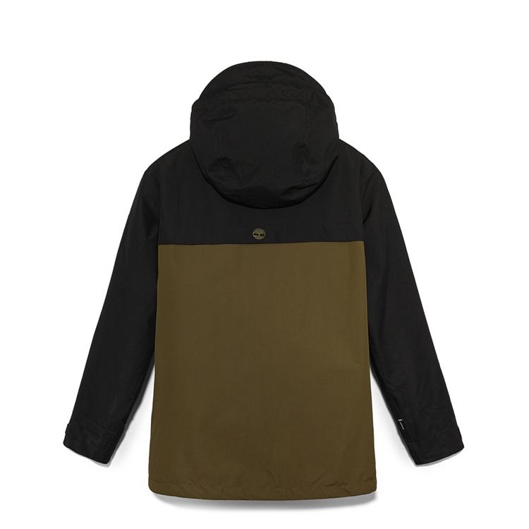 Timberland Three-In-One Protective Shell Fleece Windproof Waterproof Warm Jacket Men Jacket Black Dark-Olive A696HDX8