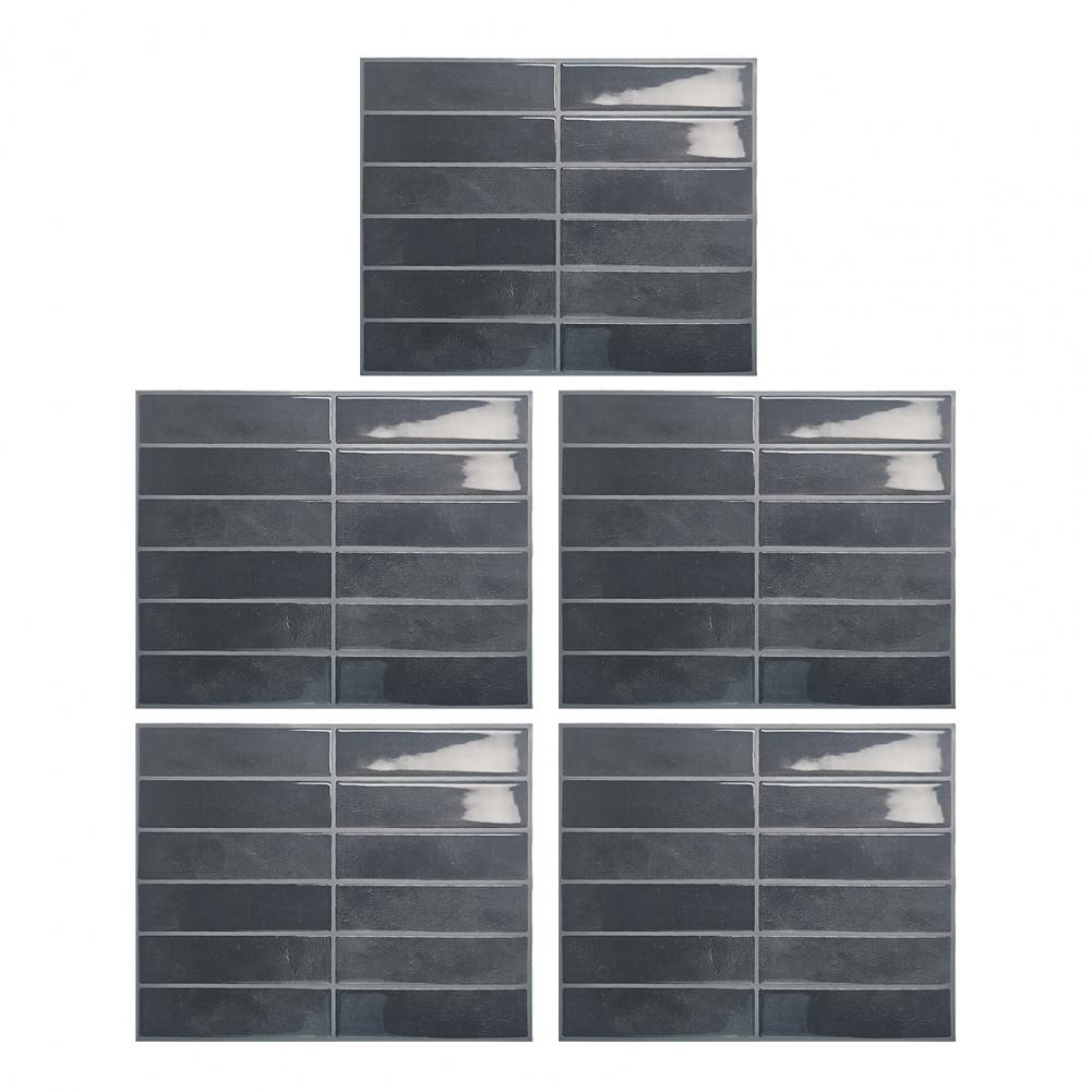 Self-adhesive Tile Stickers Wall Tile Stickers Waterproof Self Adhesive 3d Tile Wall Stickers for Kitchen Bathroom Room