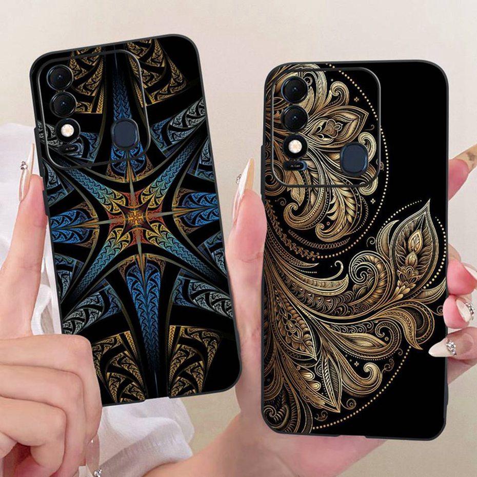 Fashion Cool Case For Tecno Spark 8 8T 8C Soft Black Silicone TPU Back Cover For Tecno Spark8 Spark8C Spark8T Phone Cases