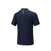 Anta Comfortable Simple Versatile Striped Breathable Short Sleeve Polo Shirt Men tops Midnight-Blue 152537123-3