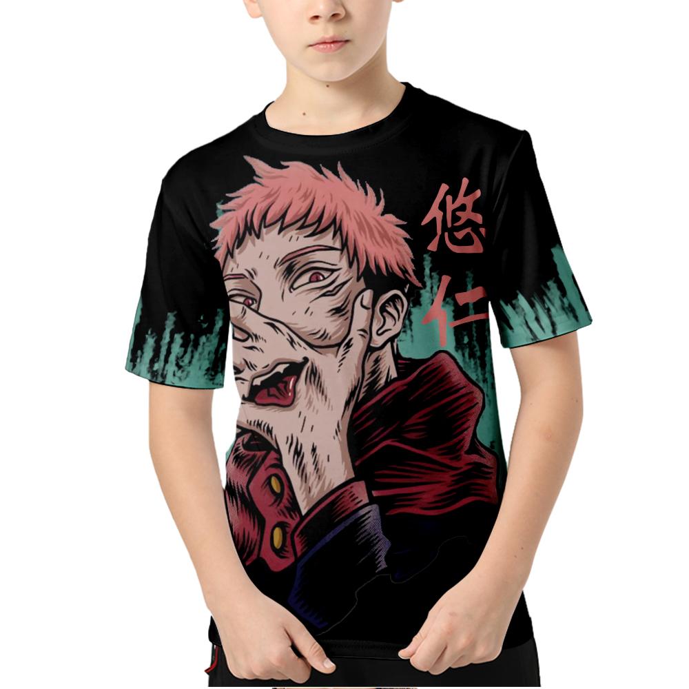 T-Shirt für Damen und Herren, Sommerkleidung, Fitness, Jujutsu Kaisen, Rundhalsausschnitt, Übergroßes Herren-T-Shirt, neue Herren-T-Shirts, Tops