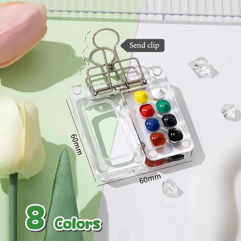 Travel Watercolour Paint Palette Set Mini Pocket Artist Watercolor Paint Palette Travel Sets For Painters Artists Students