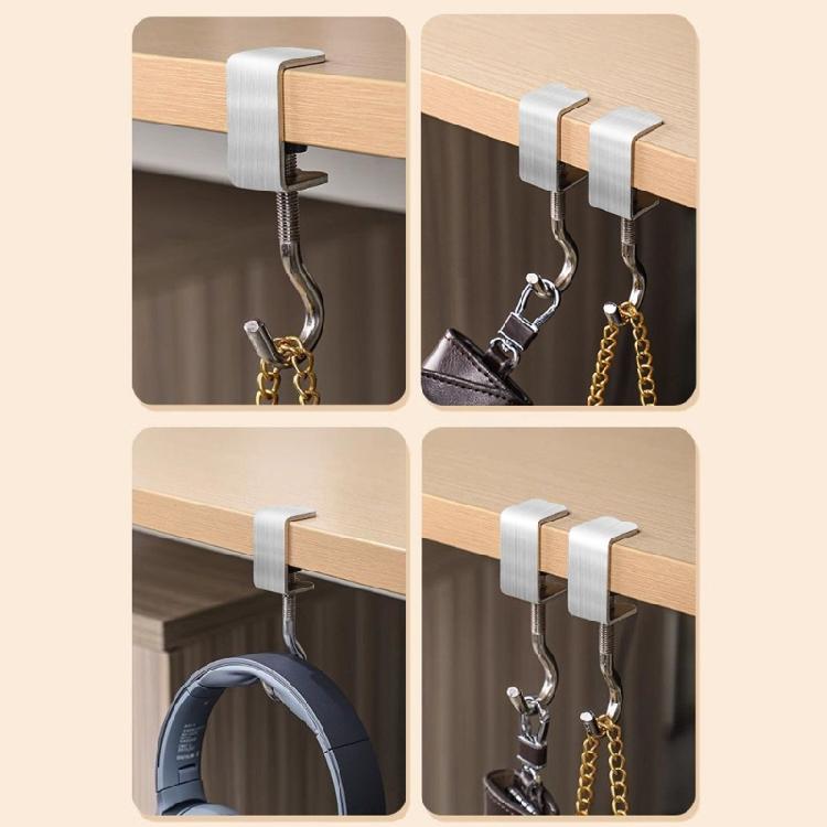 Tragbarer und praktischer Handtaschenhaken Rutschfeste Schreibtisch-Handtaschenhalter Schreibtisch-Handtaschenaufhänger für sichere und ordentliche Organisation