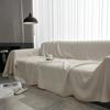 Solid Color Fabric Art Sofa Towel Chenille Sofa Towel Blanket Couch Cover Four Seasons Universal Anti-cat Scratch Sofa Blanket