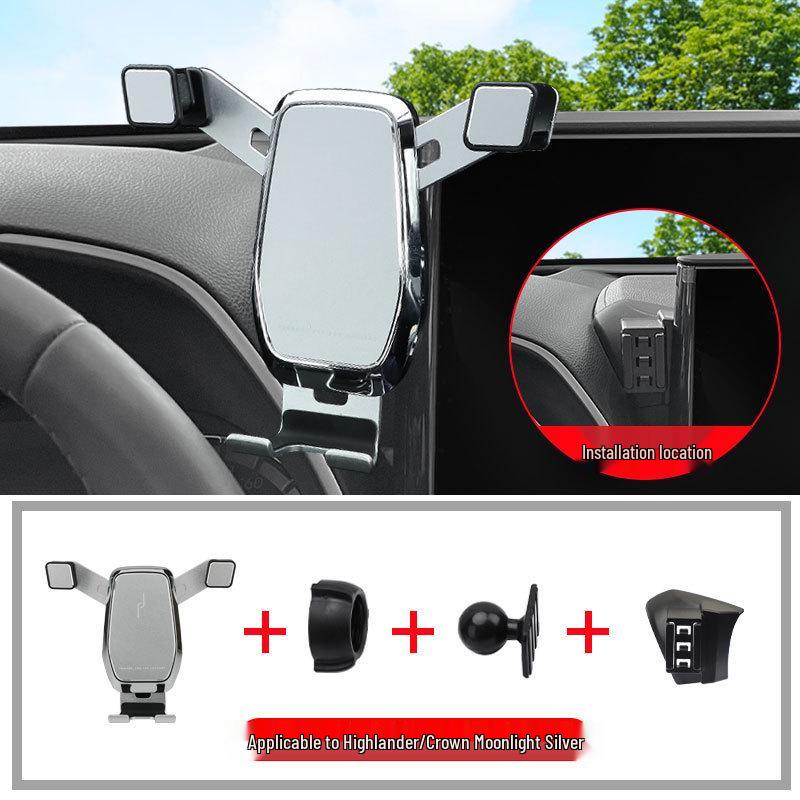 Wireless Charging Phone Holder for 2022 Highlander/Crown and Land Cruiser