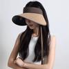 Summer Outdoor Wide Brim Sun Hat Foldable Portable Bucket Hat Women’s Fashion for Beach and Travel