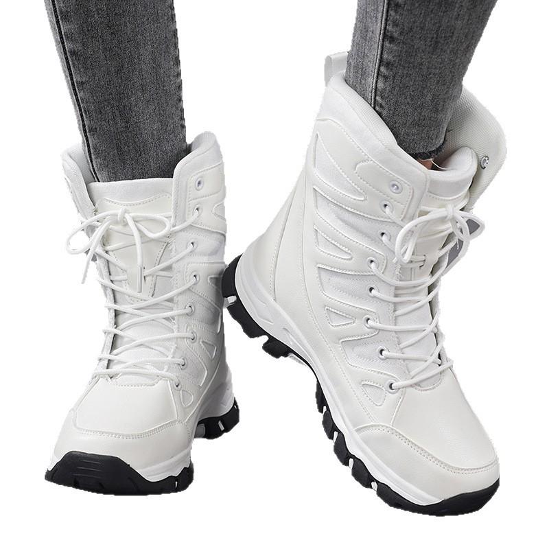 Schneestiefel High-Top Übergröße Damen Einzelschuhe Outdoor Mode Trend Sportschuhe Wanderschuhe Damen Einzelstiefel
