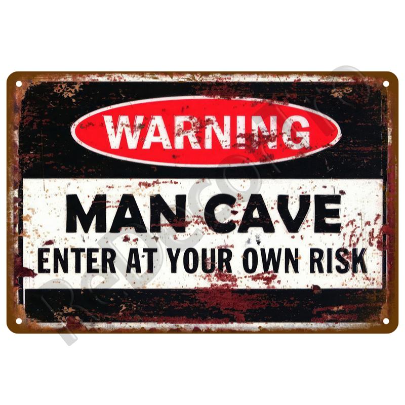 Caution Warning Metal Sign For Safety Signs Danger Beware Tin Sign Plate Home Wall Decor Vintage Plaque Home Art Painting Poster