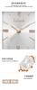 square quartz wristwatch with a simple and stainless steel A and casual A perfect gift for or Available in green and rose gold and Women's dial,