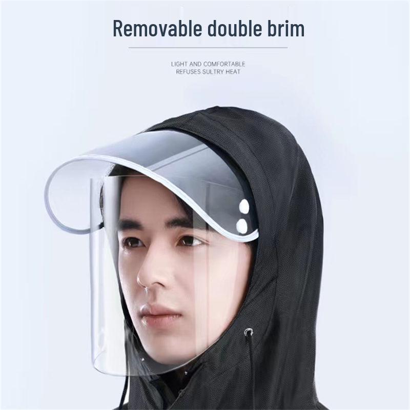 Unisex Full-Body Reflective Anti-Storm Raincoat Jumpsuit