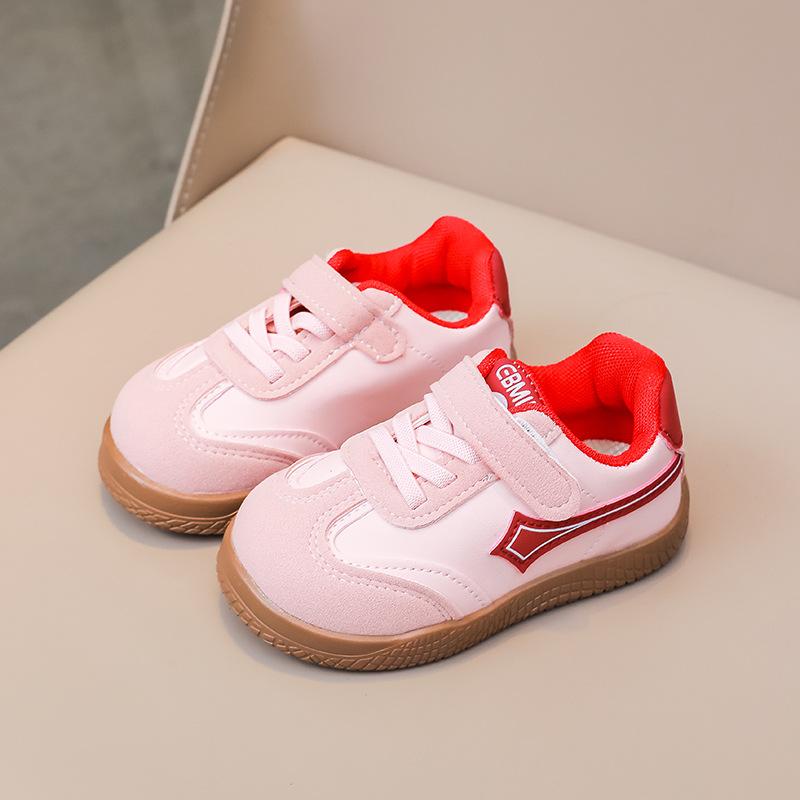 Kids Leather White Sneakers Soft Sole Casual Shoes For Boys And Girls Age 1-6 Years Spring Autumn