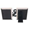 Les Trésors De Lily [A1653] - Wooden Duo Photo Frame 'Toi & Moi' Beige Black (2 Pictures ) - 31x18cm