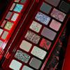 16-Color Glitter Pink Eye Shadow Smoky Shimmer Blue Green Pearlescent Diamonds Sparkling Shiny Eyeshadow Makeup Palette Cosmetic